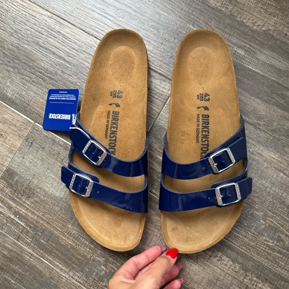 NWT Brand new Birkenstock sandals blue red 10 - Picture 3 of 6